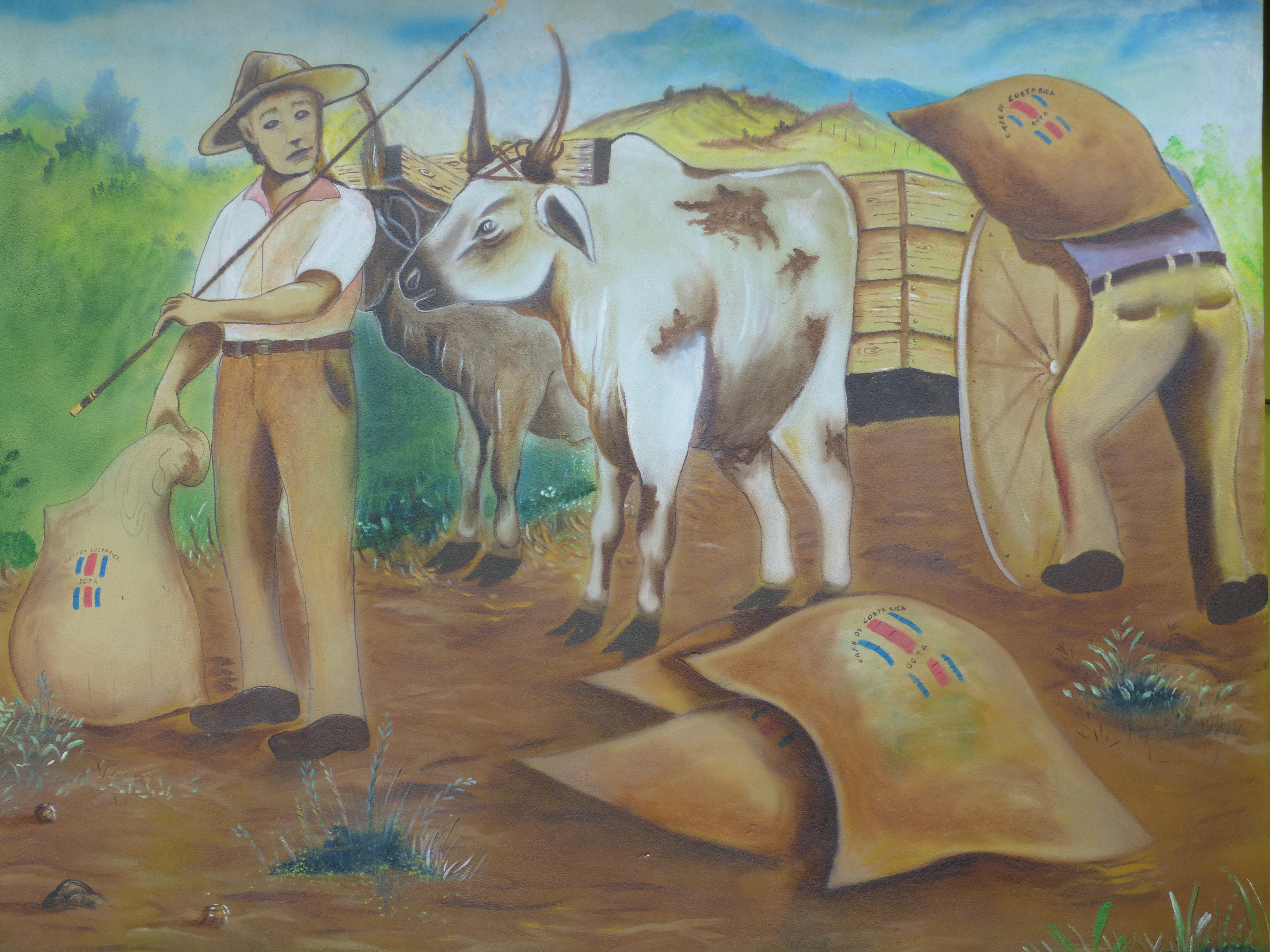 Portrait d'un paysan agricole